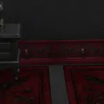 Crimson Nocturne Bedroom Set Full Base Game