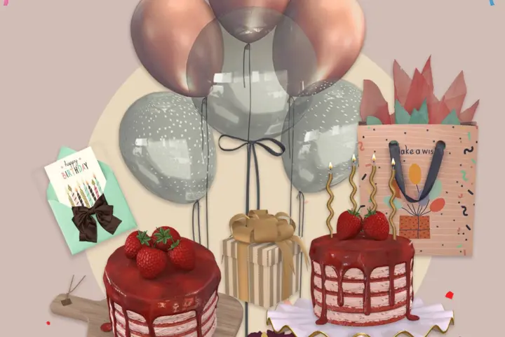 berries and balloons