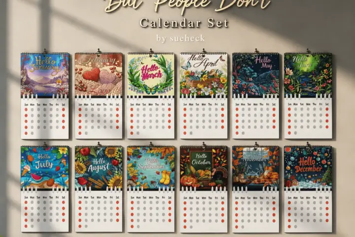 Seaons Change But People Don't Calendar Set
