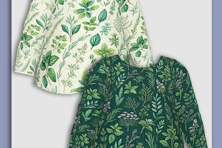 Infants Floral Herbs Tops