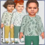 Infants Floral Herbs Tops