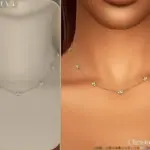 Adorned Necklace Set - Diamond Charm Layered Necklaces