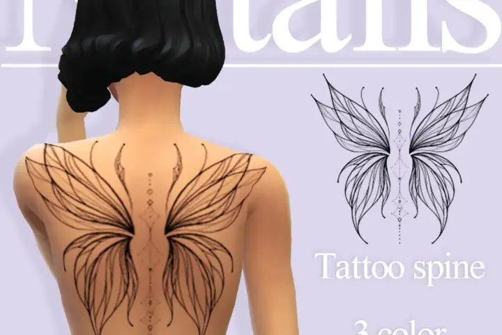 Tattoo spine N01ⁿᵃᵗᵃˡⁱˢ