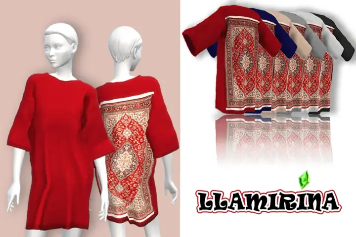 Rug T-shirt Dress