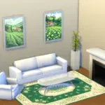 Cottage among the blooms paintings