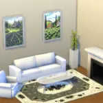 Cottage among the blooms paintings