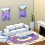 Cottage among the blooms paintings