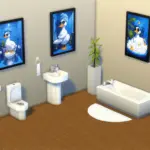 Cool duck in the bathroom, 3 types of colorful, funny duck bathroom paintings