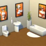 Cool duck in the bathroom, 3 types of colorful, funny duck bathroom paintings