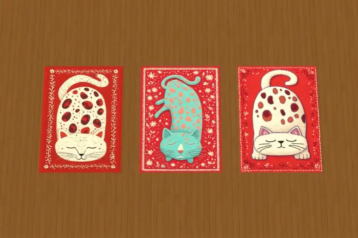 Cat rug, the ugly, the cute, and the round