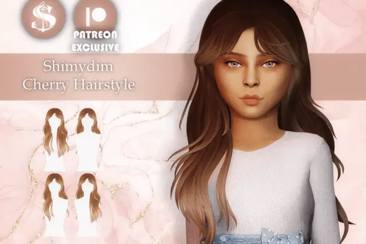 Shimydim Cherry MM Hairstyle Style C Child Version