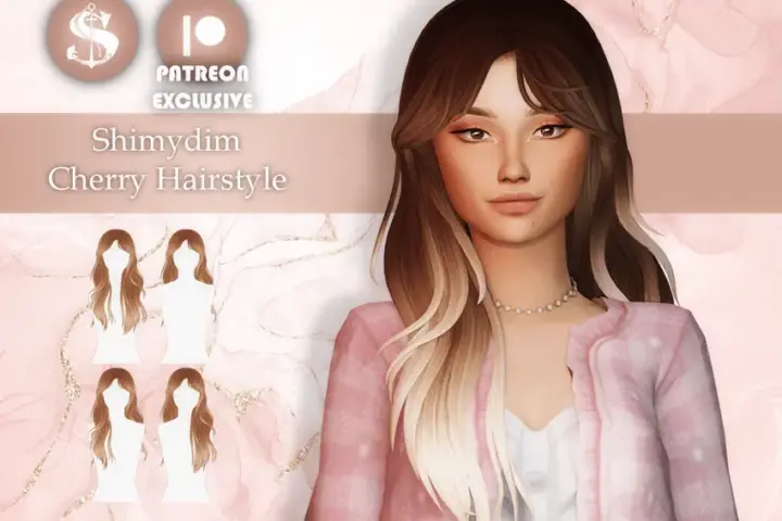 Shimydim Cherry Hairstyle Maxis Match Style C