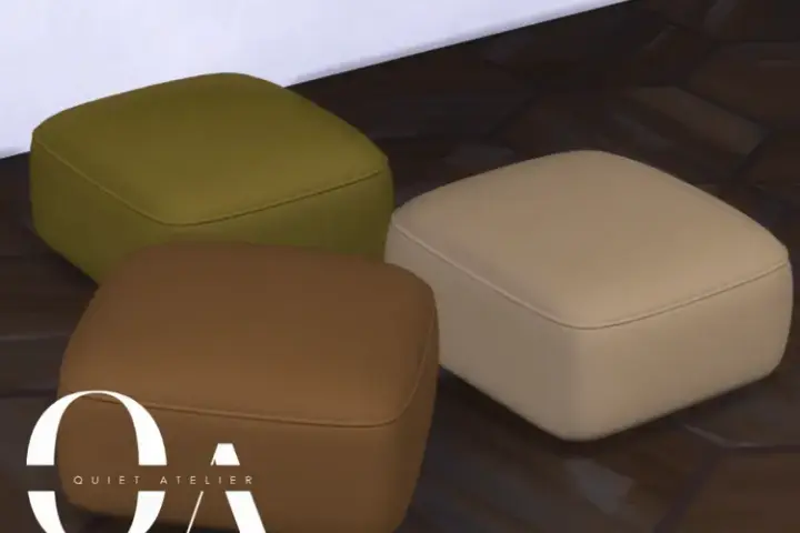 Quiet Atelier - Canvas Pouf
