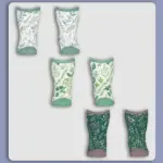 Infants Herbal Flowers Wool Socks