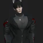 [CalebVito]leather jacket830