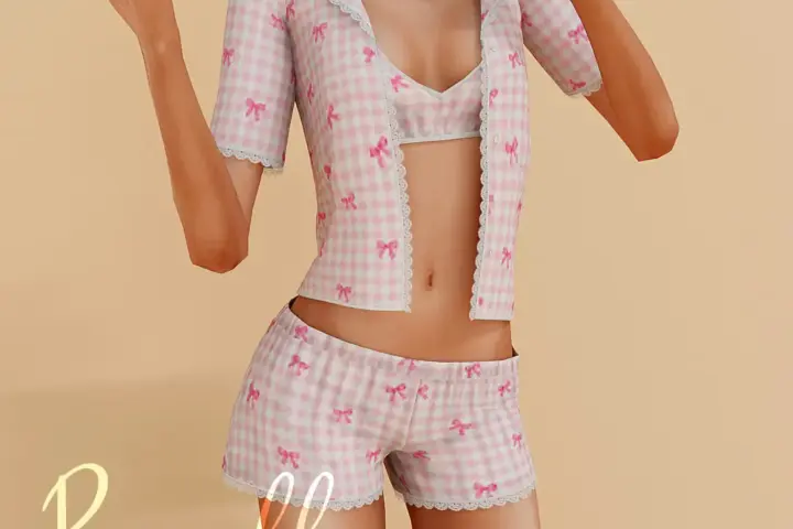 Пижама - Sleepwear Brielle 3 Piece Pajama Set