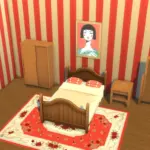 Retro Wavy Cottage Bedroom set