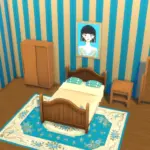 Retro Wavy Cottage Bedroom set