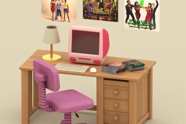 Bubble Y2K Mac Workspace