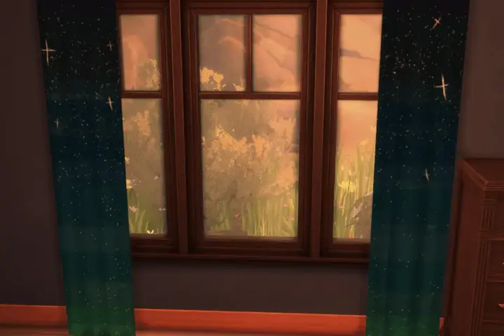 Dipper's Galaxy Curtain + Rug