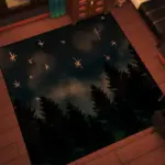 Dipper's Galaxy Curtain + Rug