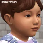 Tiny Heart Earrings (infant) (alliumcc)