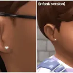 Tiny Heart Earrings (infant) (alliumcc)