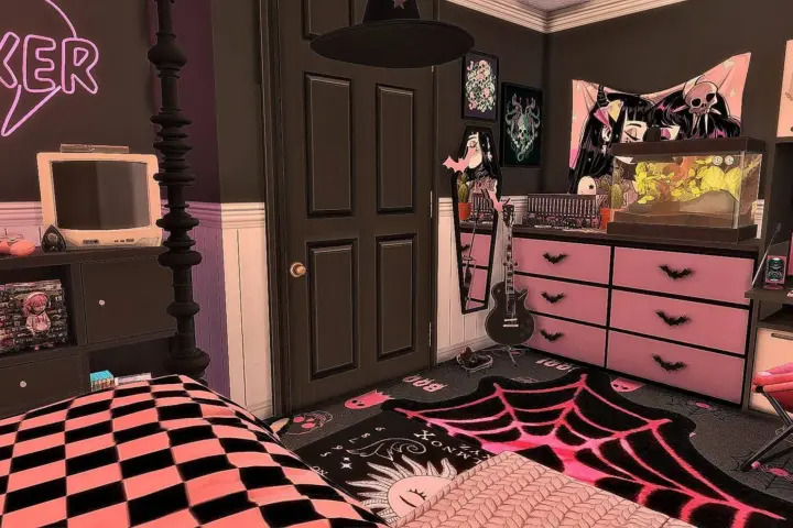 Ghoul Girl - Cute Y2K Gothic Bedroom