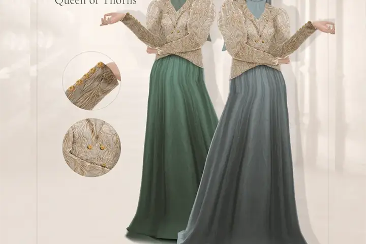Medieval CC Dress "Queen of Thorns"