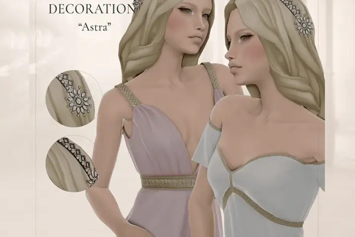 Medieval CC Tiara "Astra" | Historical Head Accessory