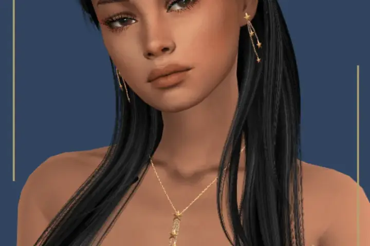 Chained Star Earrings