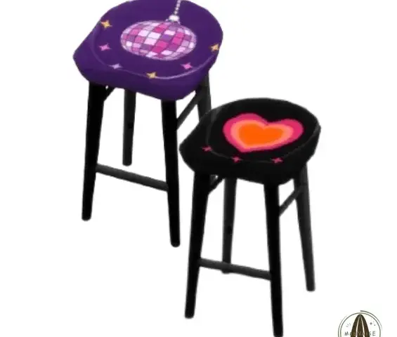 Disco Cowgirl stool