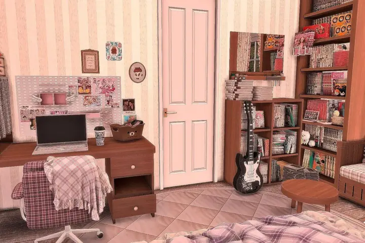 Manga & Marshmallows – Cosy Pink Kawaii - Anime Bedroom