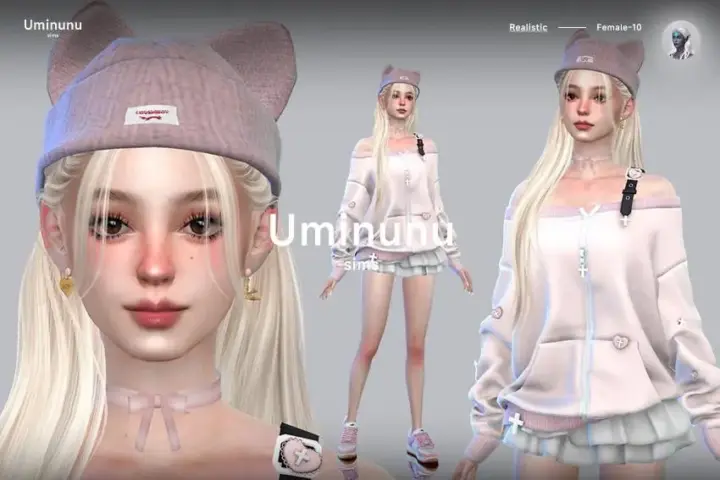 Uminunu-F10 Sweet Gamer Girl