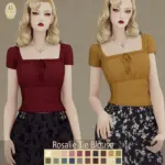 Rosalie Tie Blouse