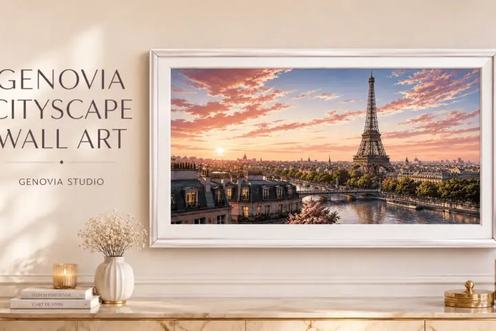 Genovia Cityscape Wall Art