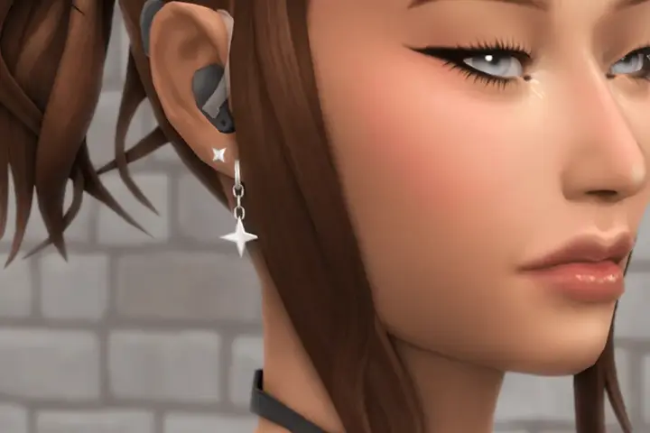 Cosmic Link Earrings (child) (alliumcc)