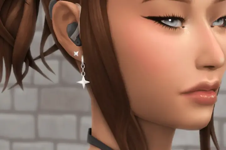Cosmic Link Earrings (alliumcc)