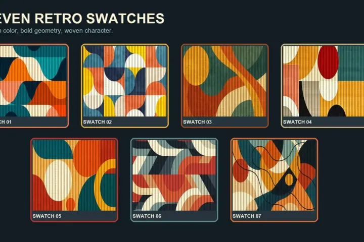 DobaStudio — Retro Geometry Rugs