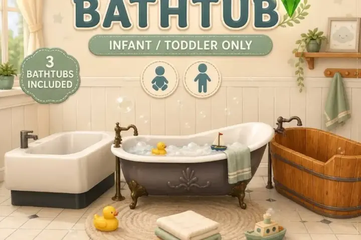 Smarter Bathtub – For Infant/Toddler Use Only