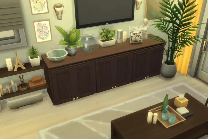 Dark Wood Cool Toned Apartment