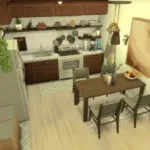 Dark Wood Cool Toned Apartment