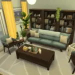Dark Wood Cool Toned Apartment