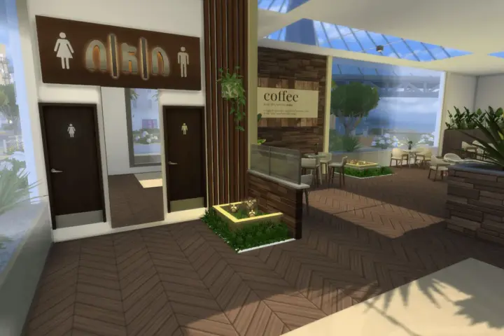 Cozy & modern café - No Cc