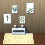 Vibrant botanical pictures, flower rugs and flower lamps collection