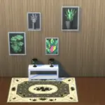Vibrant botanical pictures, flower rugs and flower lamps collection