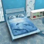 Dolphin Dreams Bedroom Set Full Base Game
