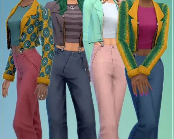 SP84 Suit Crop Top