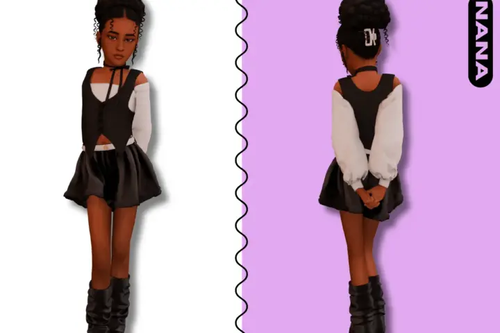NANA7 - (Lavonne) Top for Child