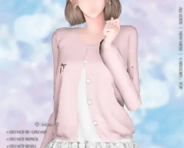 【Sforikl】Sweet Bow Cardigan